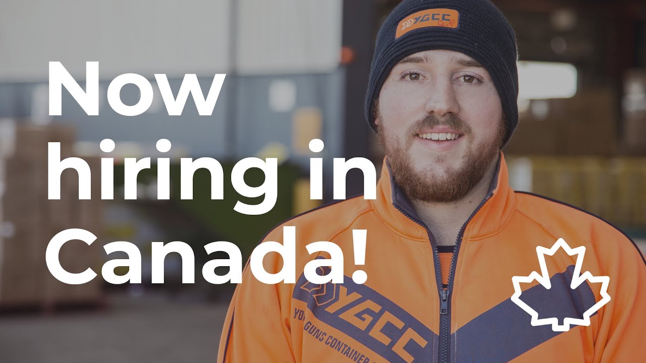 Jobs available in Canada with Young Guns Container Crew