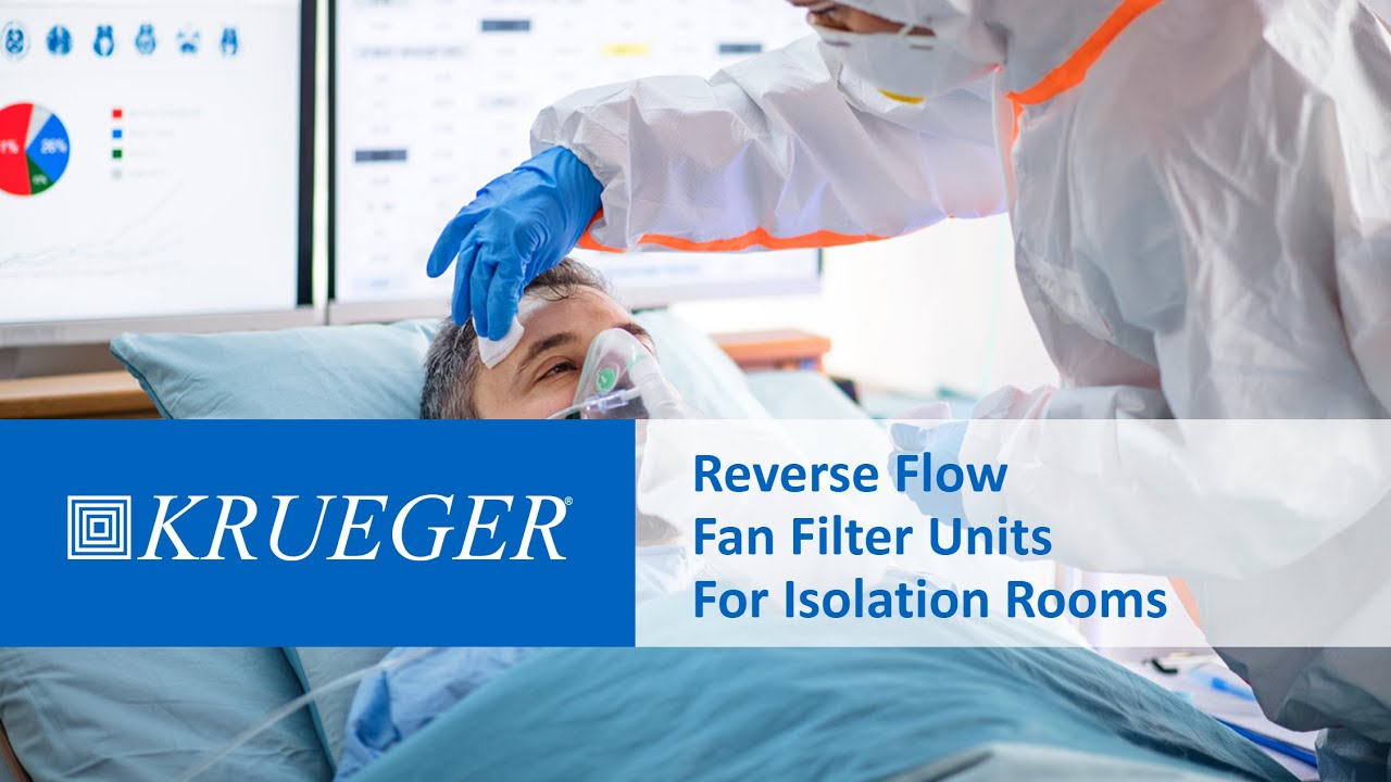 Reverse Flow Fan Filter Units for Isolation Rooms (Model RFCRFF-E-ARSM)