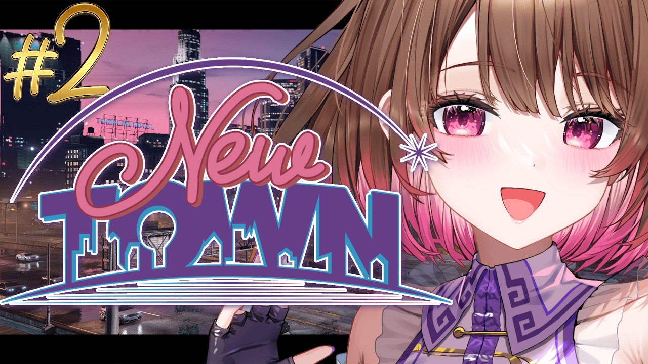 【GTA5】#NEWTOWN 2日目！～あっちでもこっちでも飲食店～【柚原いづみ / ななしいんく】