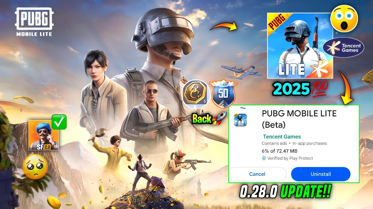 😱Pubg Lite New 0.28.0🥶 Beta Test Update! 2025 | Pubg Lite 0.28.0 Winnerpass,5Bc Back🤯 Update 2025 🔥