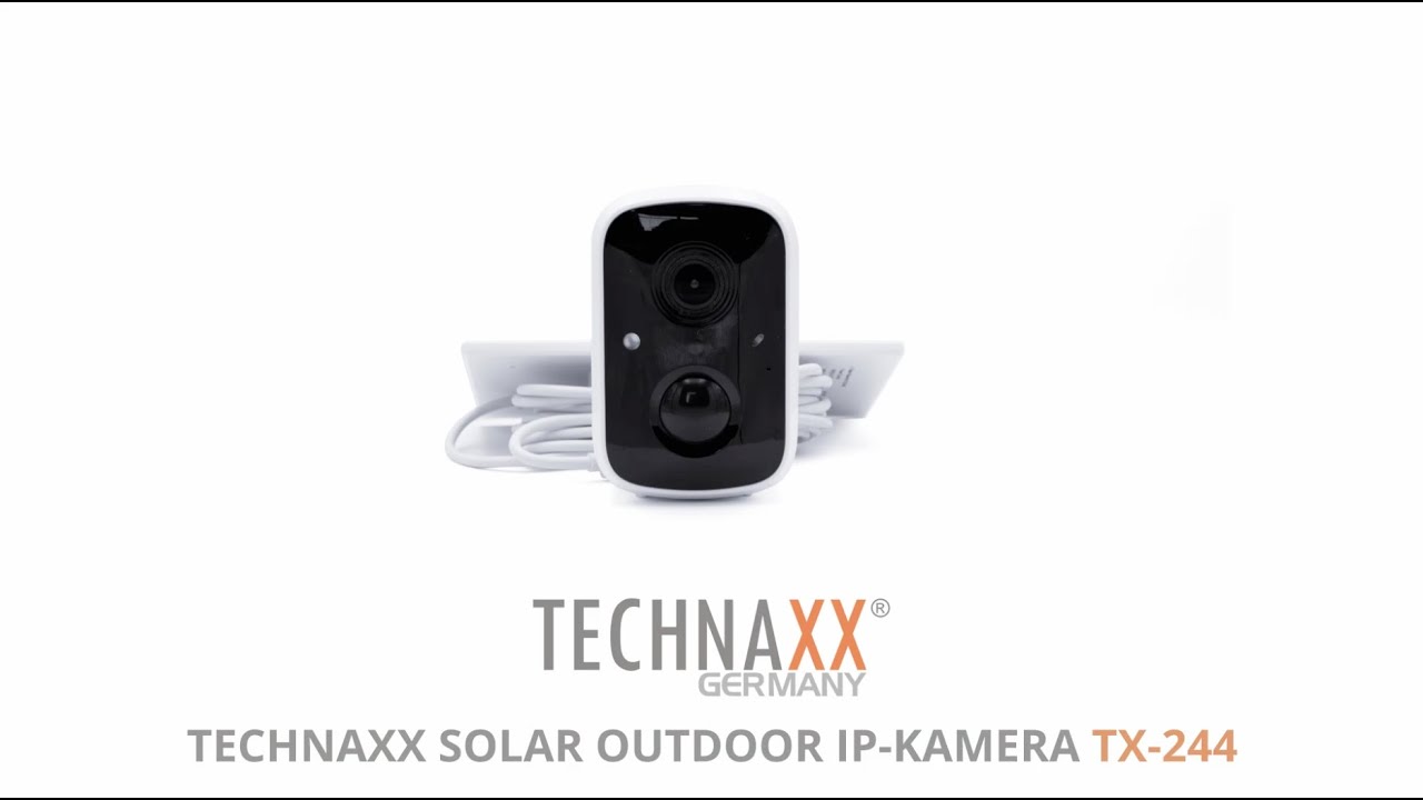 TECHNAXX SOLAR OUTDOOR IP-KAMERA TX-244 (DEUTSCH)
