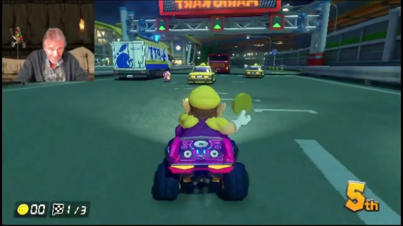 Mario Kart ~ Toad's Turnpike ~ Wario ~ Shell Cup N64