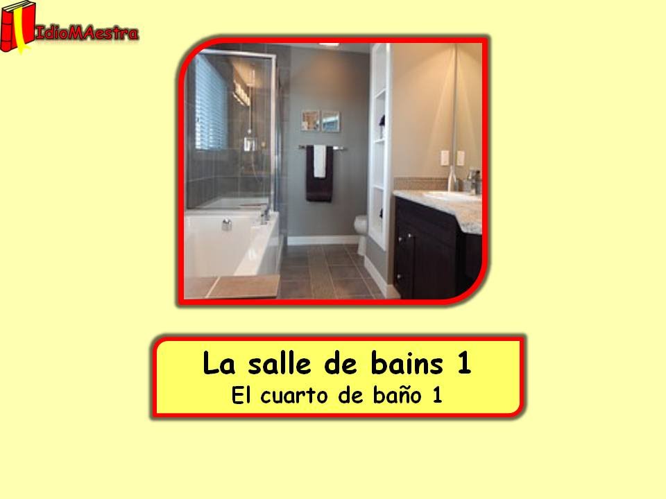 vocabulario francés : el cuarto de baño 1