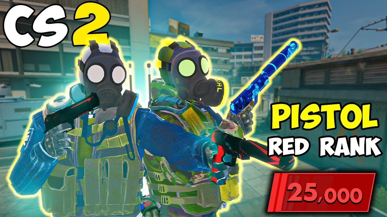 25,000 RED RANK PISTOL MOMENTS in CS2 - CS 2 PISTOL HIGHLIGHTS #6