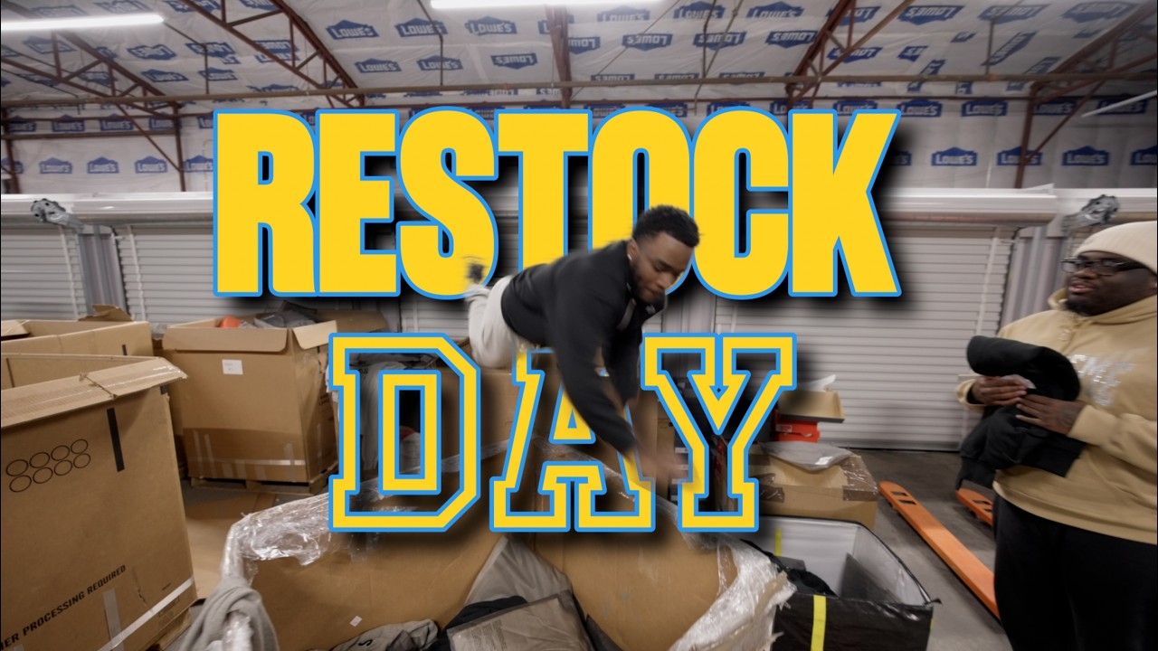 How We Spend A RESTOCK Day at AMPED !