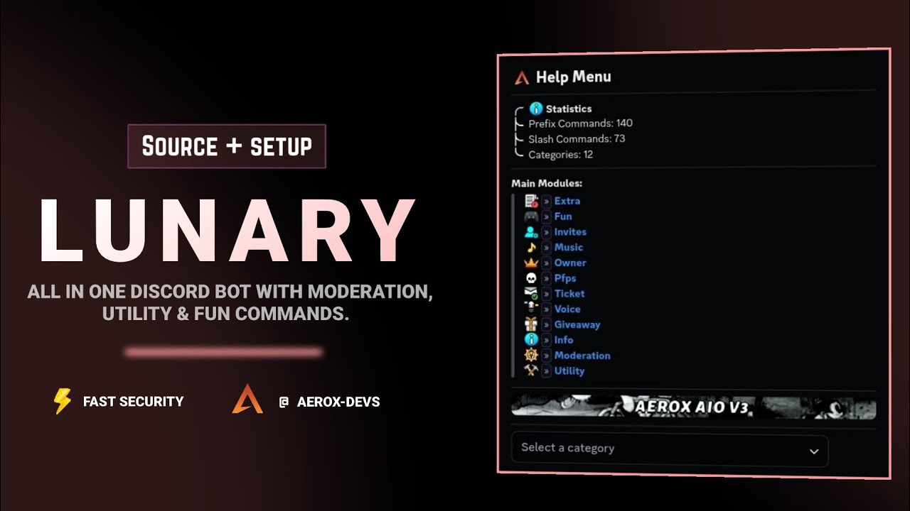 Discord Multipurpose All In One Bot with Components V2 | Open Source & Setup