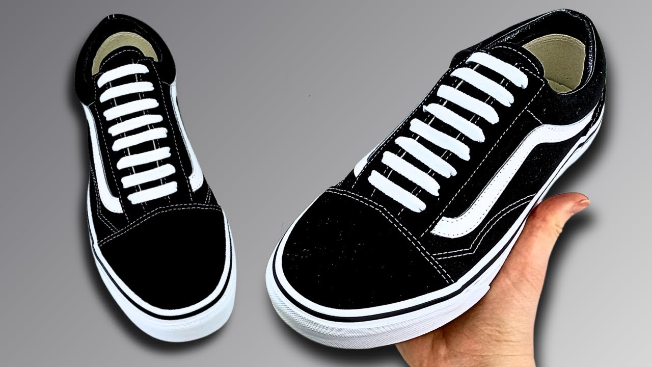КАК ЗАКРЕПИТЬ КРУЖЕВНЫЕ КРОССОВКИ VANES OLD SKOOLS (ЛУЧШИЙ СПОСОБ!)