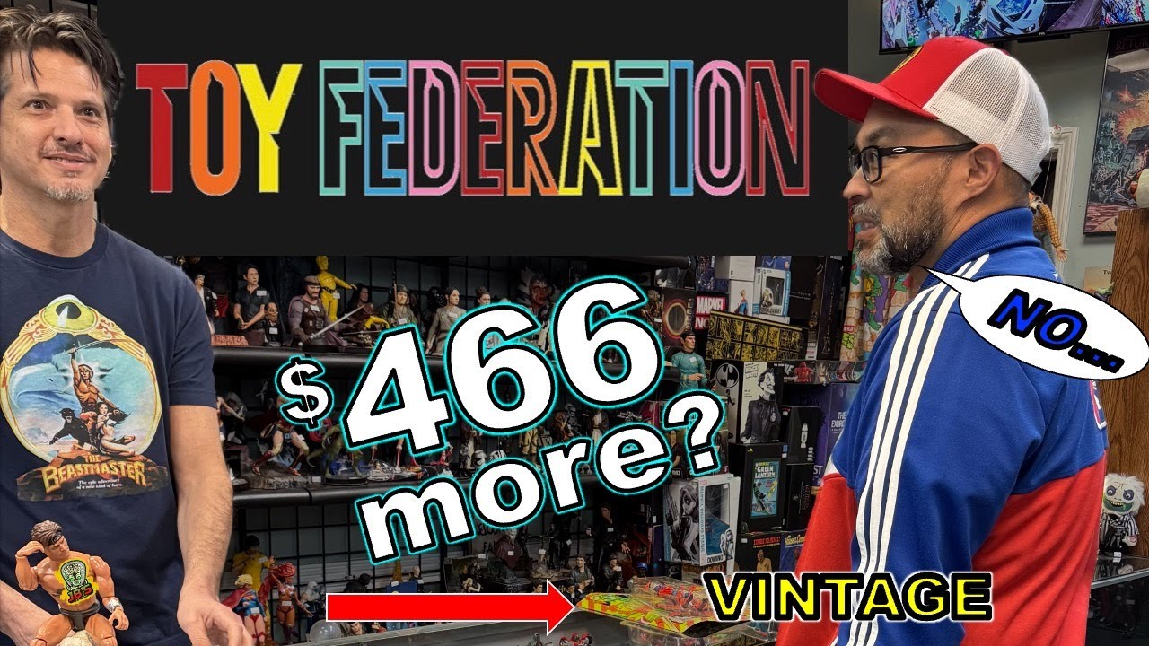 Мы потратили на винтажные игрушки на 466 долларов больше в организации Toy Federation?