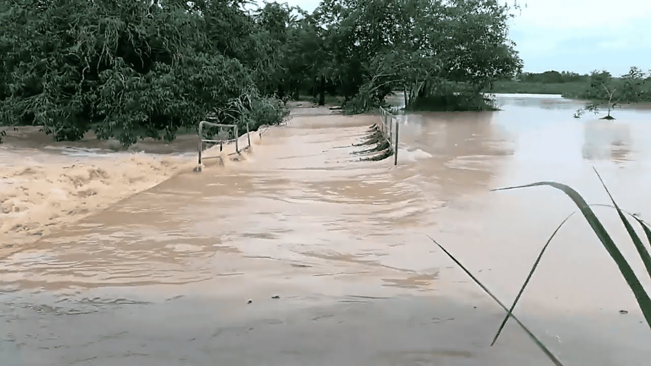 CHUVAS FORTES TRANSBORDARAM BARRAGEM DE ARATACA EM GOIANA PERNAMBUCO