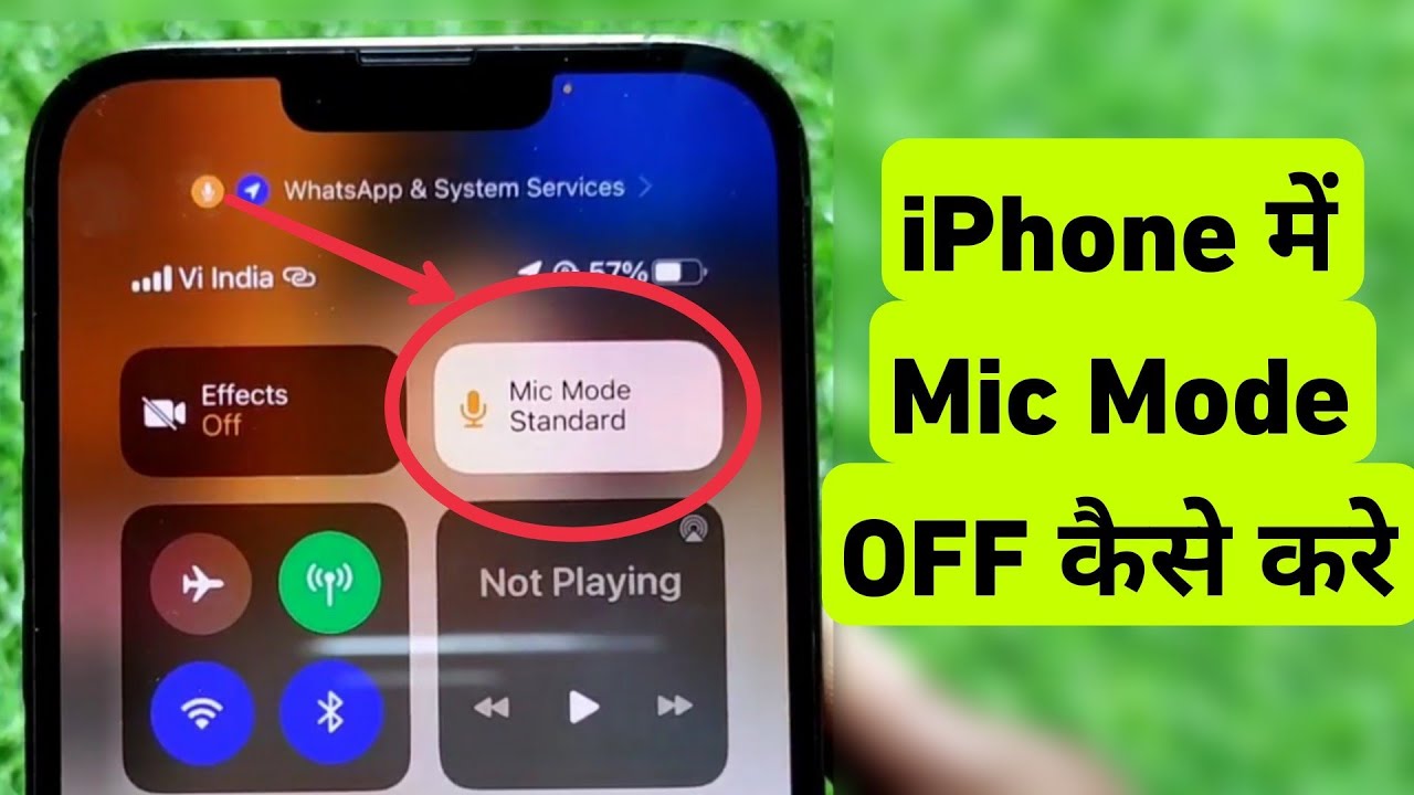 How To Turn off Mic Mode in iPhone || iPhone Me Mic Mode off Kaise Kare