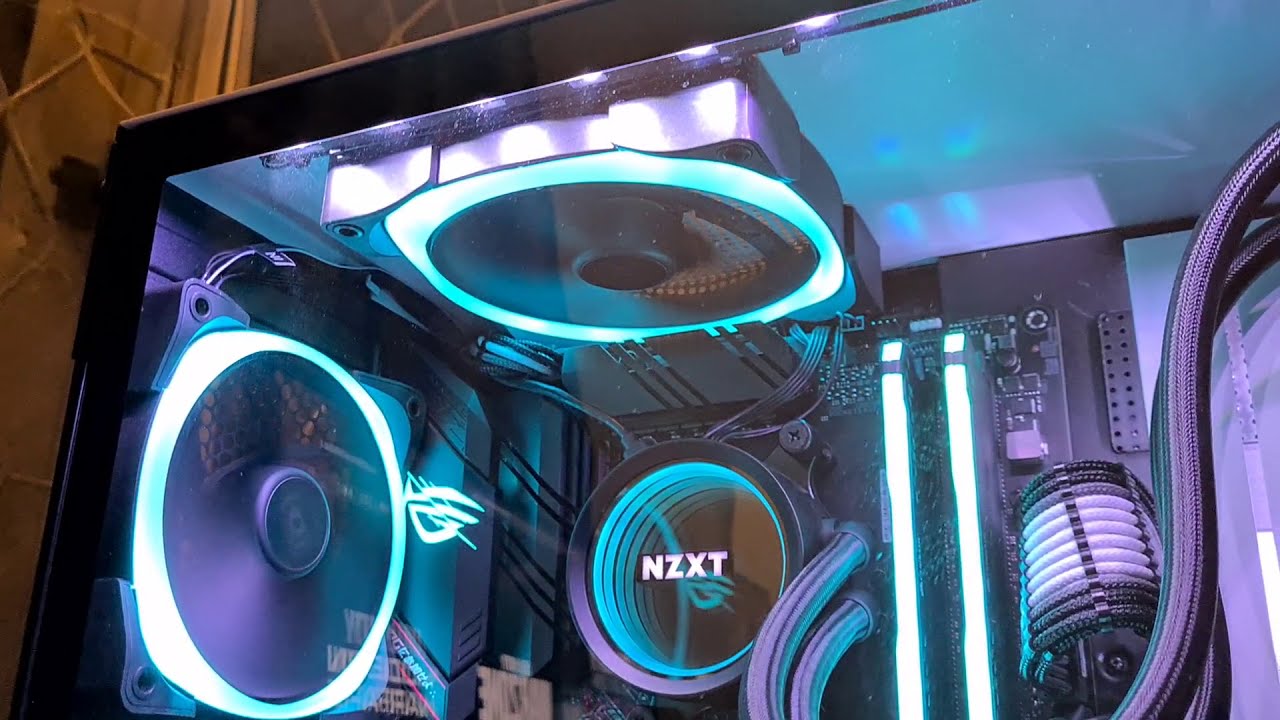 NZXT H510i White PC Build (2500$) | RTX 3080 | Ryzen 5 5600x