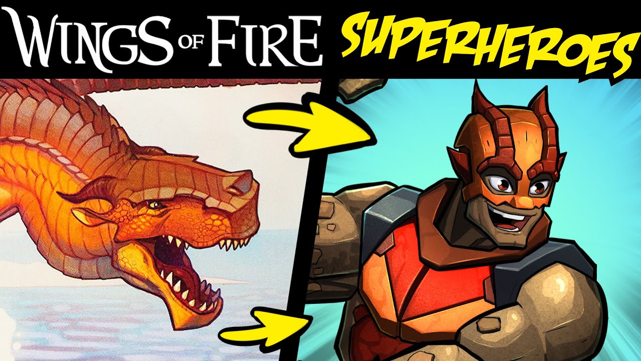 Что, если бы драконы WINGS of FIRE были СУПЕРГЕРОЯМИ?! (История и спидпэйнт)