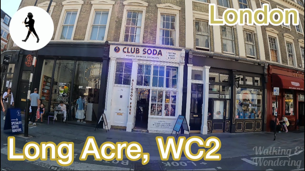 A casual stroll along Long Acre, WC2, London