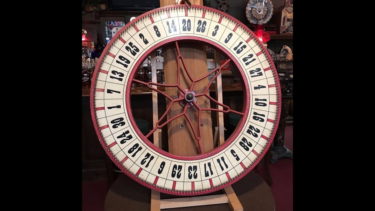 Vintage Carnival Gaming Wheel