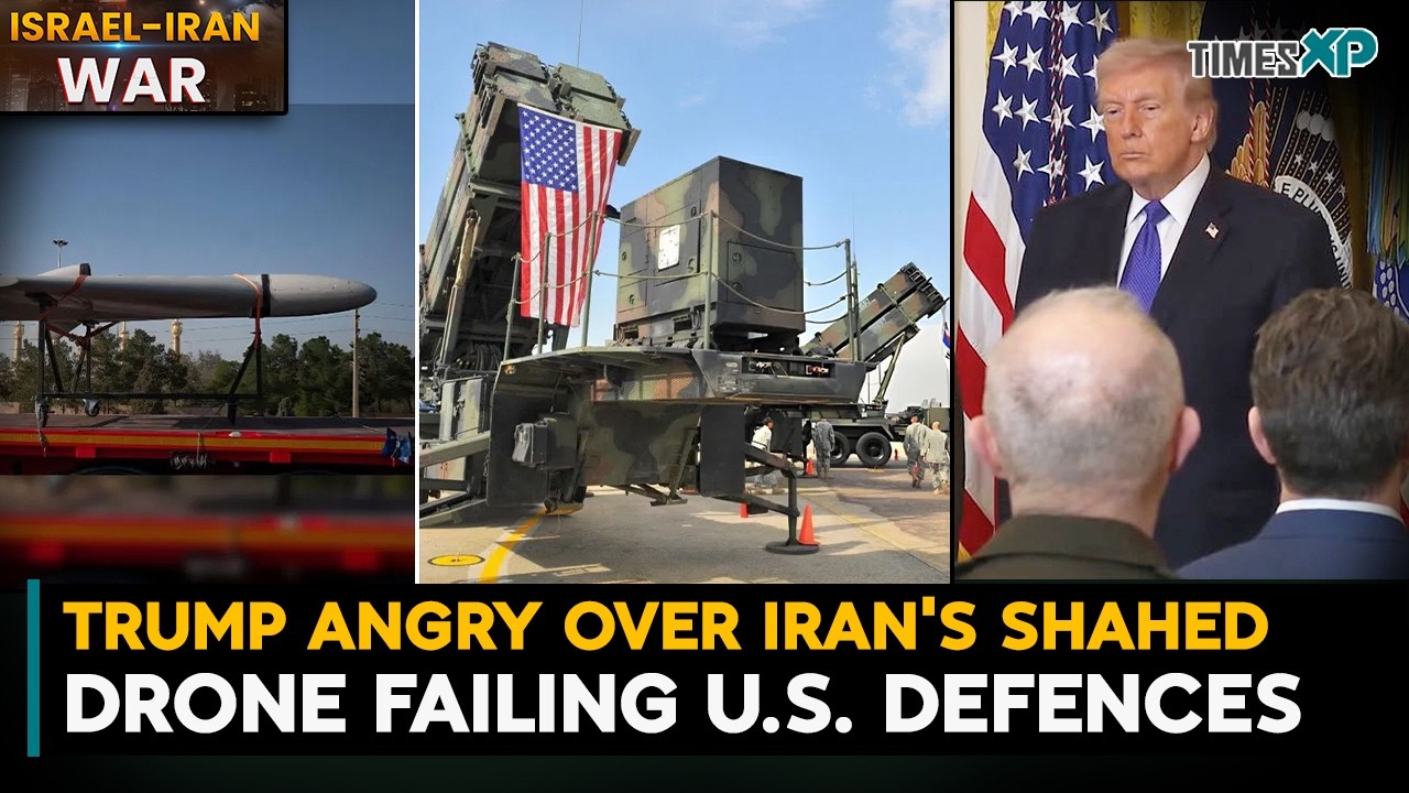 U.S. President Donald Trump Angry As Iran’s Shahed Drone Exposes Weakness | Iran-Israel-U.S. War