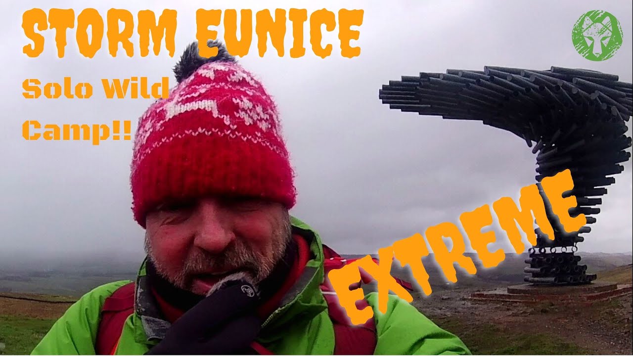 Storm Eunice Extreme Solo Wild Camping | Storm Camping | Extreme Backpacking | Extreme Wild Camp |