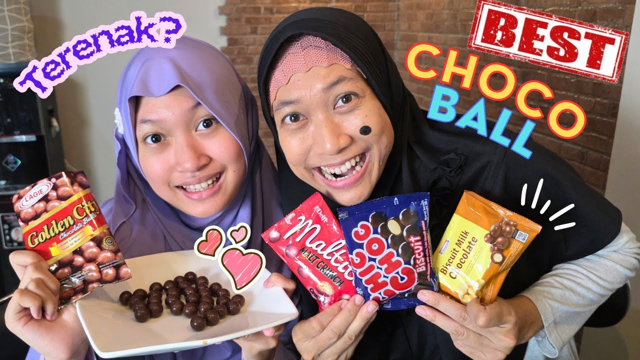 Tantangan Tebak Nama Choco Ball - Mbak Kunyit Borong Snack Coklat 😄 Bunda Aqilla Eps 485