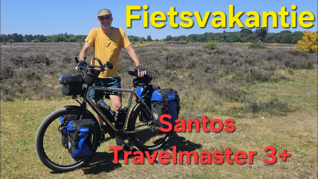 Fietsvakantie💥Santos Travelmaster 3+💥Veluwe💥Hilversum💥Lage Vuursche💥Ocrieteiland💥Hilleberg akto