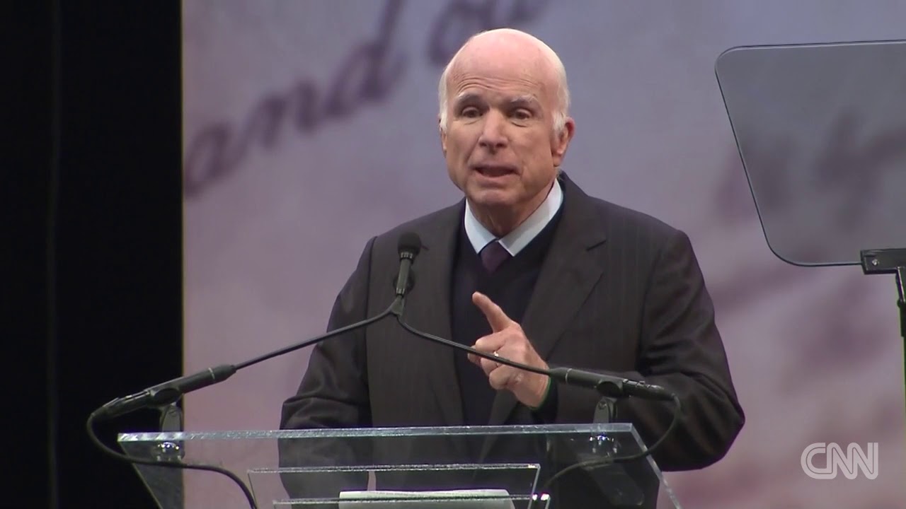 McCain's full speech at Liberty Medal ceremony