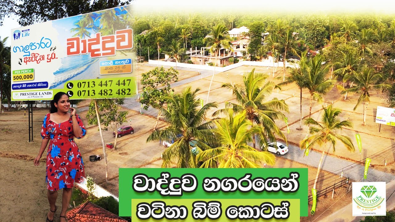 Lands for sale in Wadduwa Sri Lanka #LuxurySriLanka#Prestige Lands