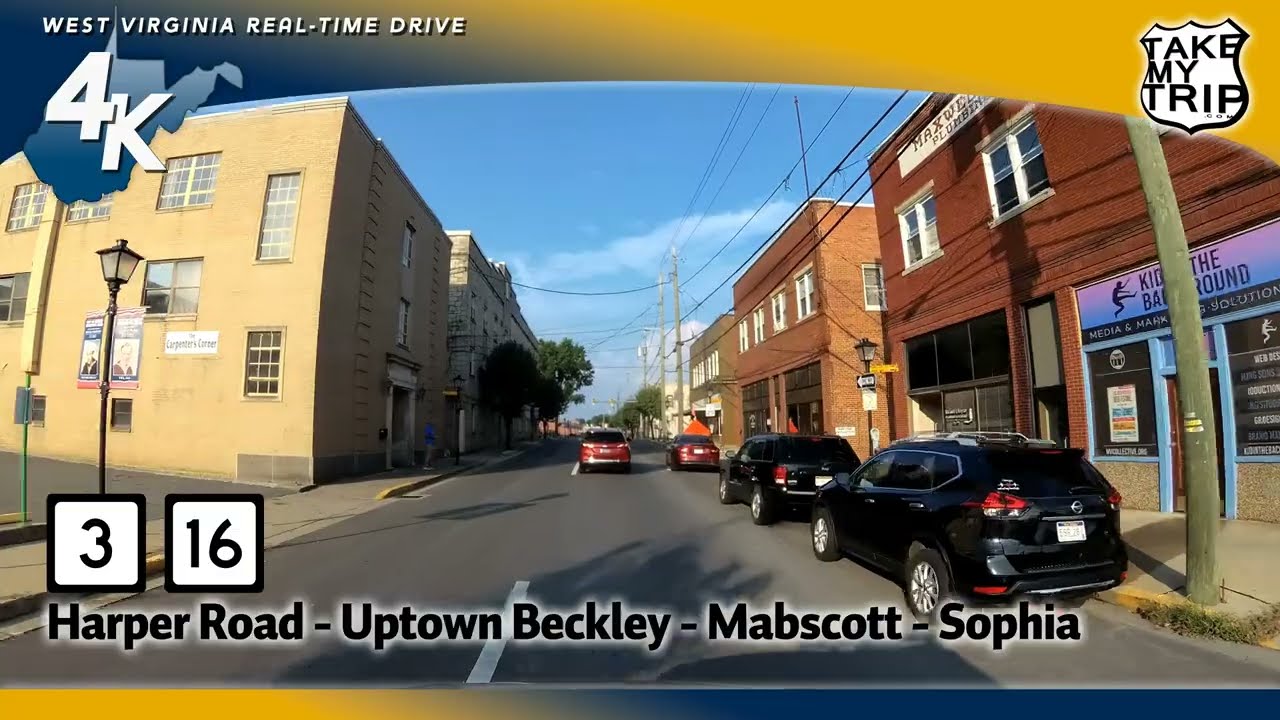Driving around Beckley, West Virginia