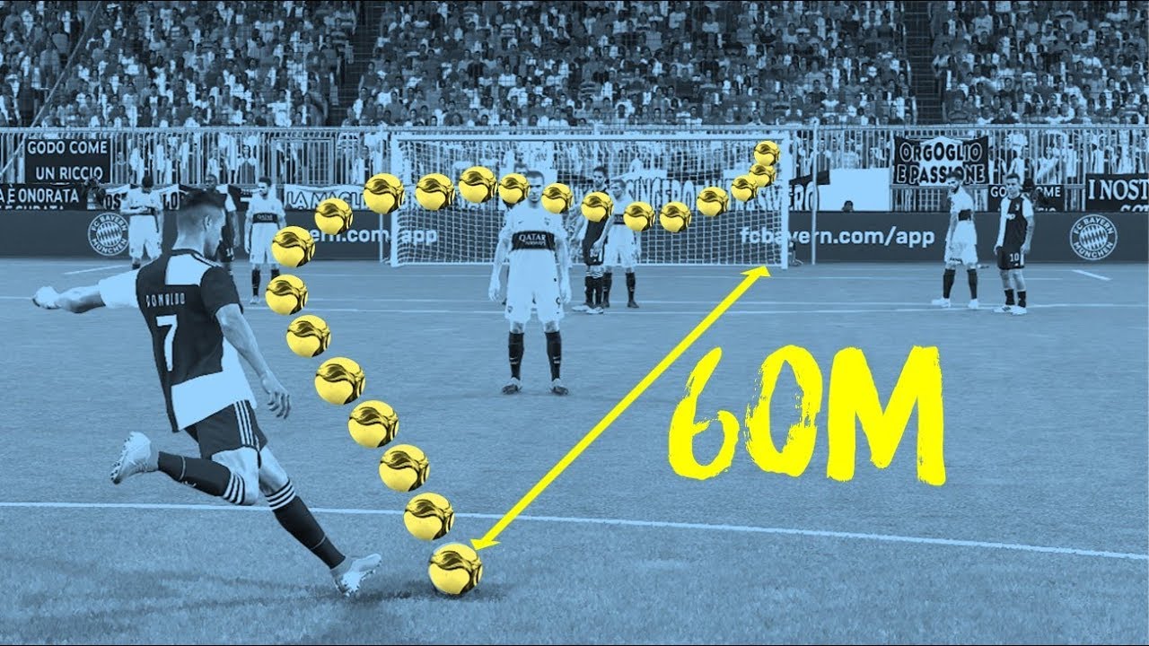 PES2020 Half Field Free kick Goals | eFootball PES 2020 (4K - 2160p)