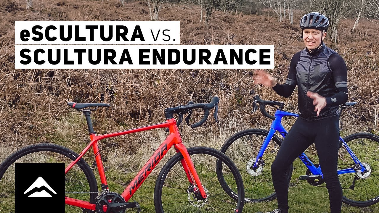 How much faster is an e-road bike? | MERIDA eSCULTURA vs SCULTURA ENDURANCE head to head