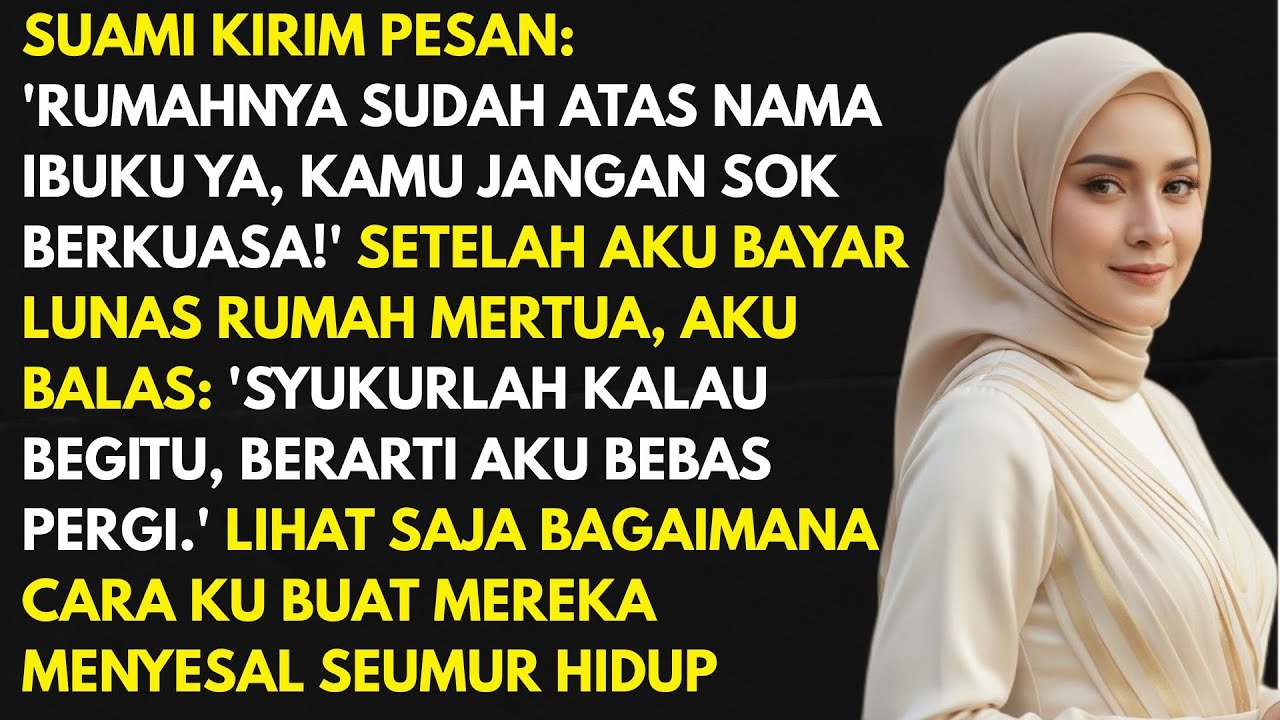 Ditendang Dari Rumah Sendiri! Istri Dihina Suami & Mertua, Berakhir Balas Dendam Ratu Properti