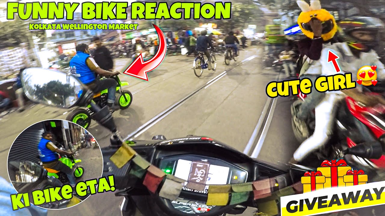 Wellington Market Kolkata | Funny Bike Modification😂| GIVEAWAY on 1000 Subscriber।Kolkata Orphanage