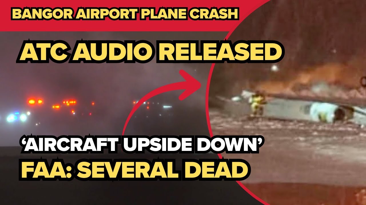 ATC audio from Bangor plane crash: Visibility, RVR and de-ice plan before shutdown
