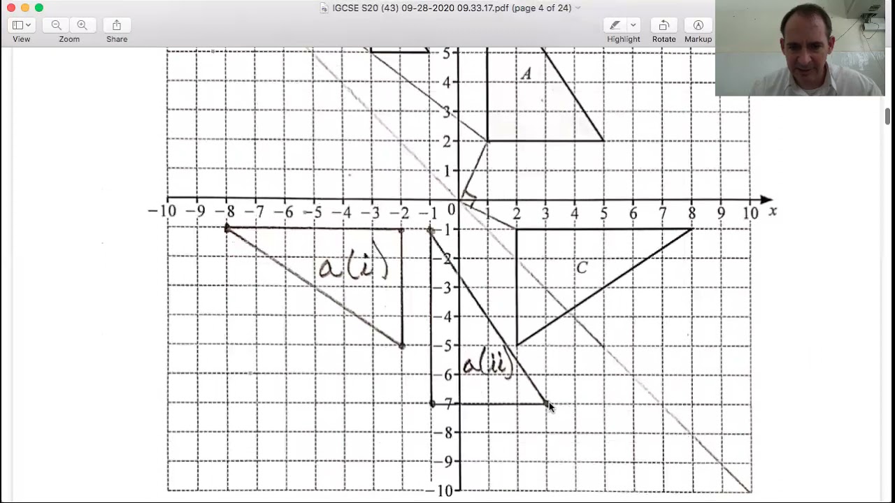 Cambridge IGCSE Math Worked Solutions May/June 2020 Paper 43
