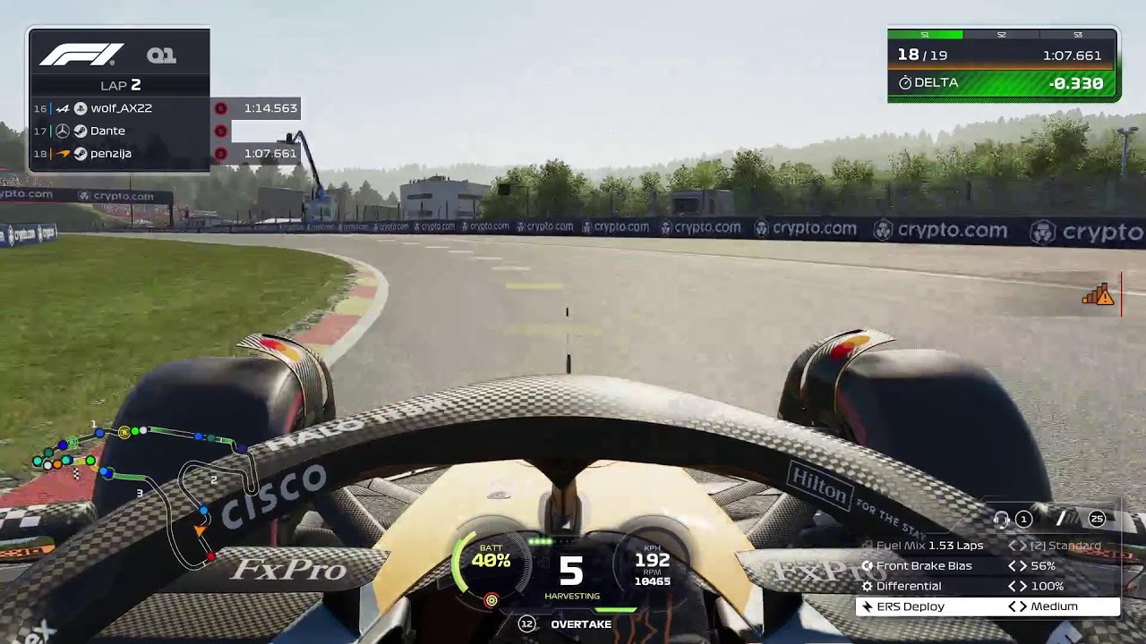 F1 D1-Liga VN Belgije Live (DNA)