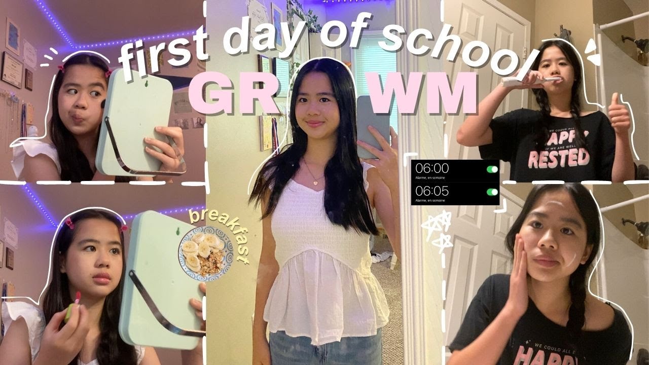 GRWM FOR FIRST DAY OF SCHOOL!!! *sophmore yr* 📌😝