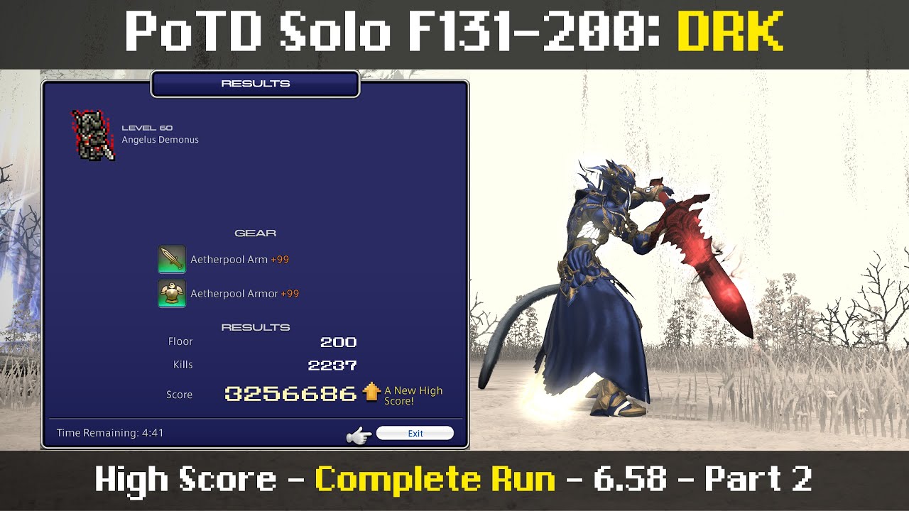 PoTD DRK Solo - High Scoring Run - F131-200 (6/14/24 | 6.58)