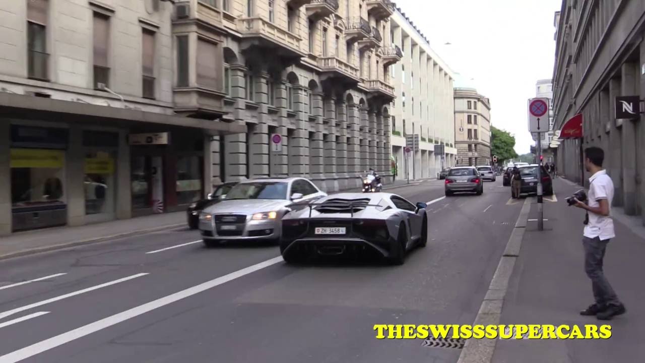 Capristo Aventador SV goes crazy in the city!!!