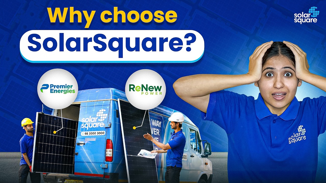 SolarSquare कौन से Brand के Panels, Inverter, Battery लगाता है? | SolarSquare Installation
