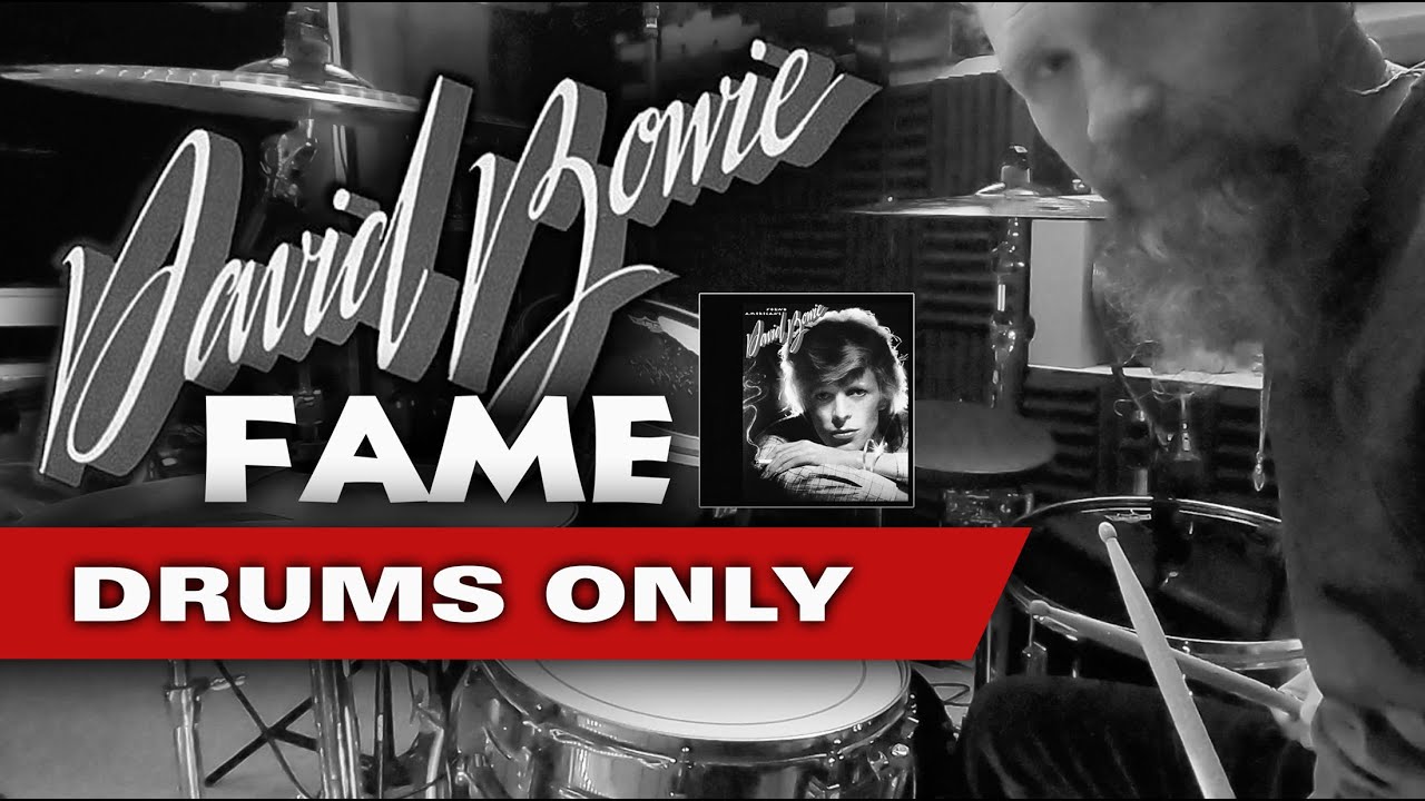 Fame by DAVID BOWIE - DRUMS ONLY