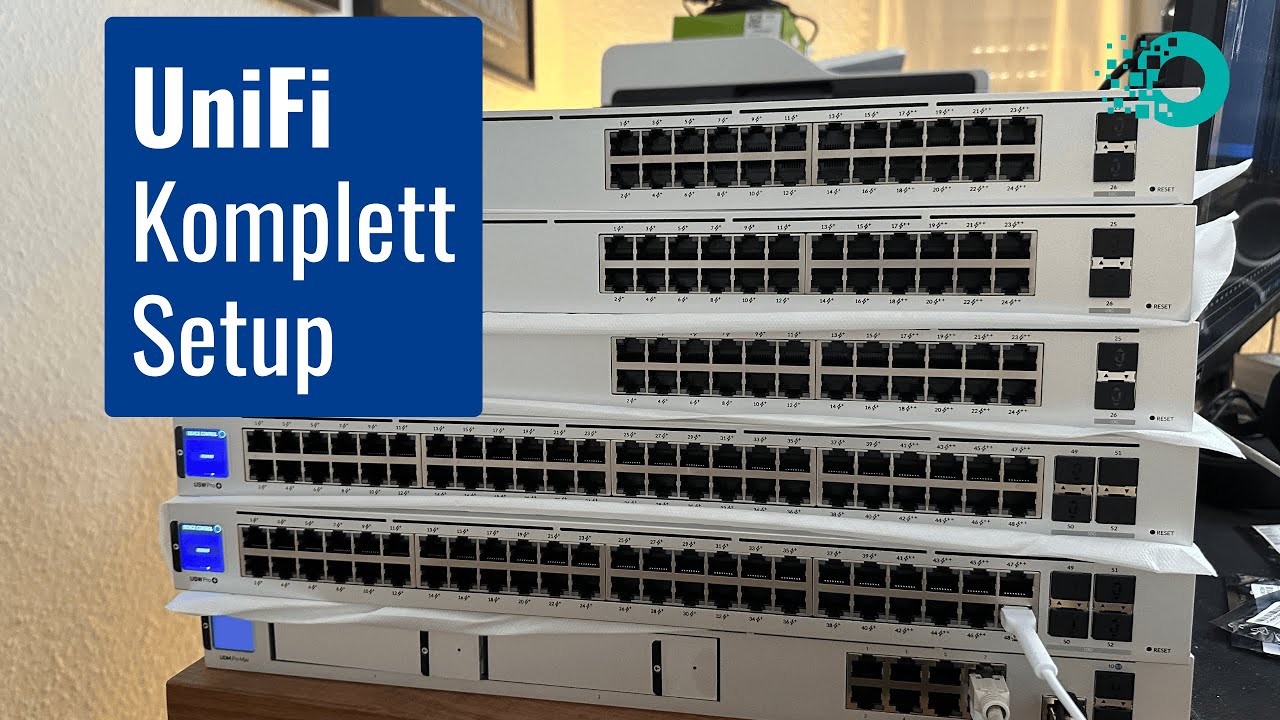 Unifi Netzwerk einrichten - Dream Machine Pro, PoE Switche & AP 7 Pro Access Points 2024