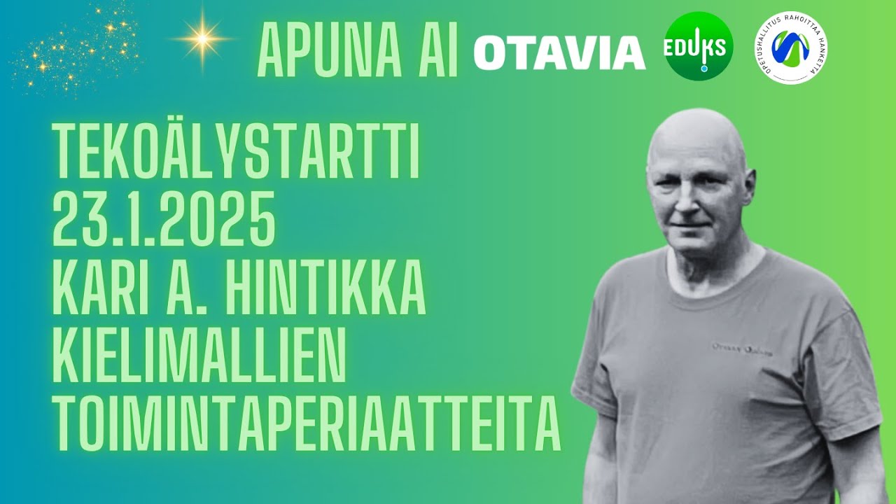 Kielimallien toimintaperiaatteita