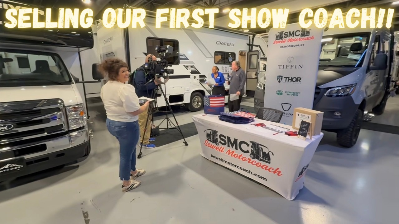 Our First and Last Tiffin Breeze! Plus selling our first coach at the show!