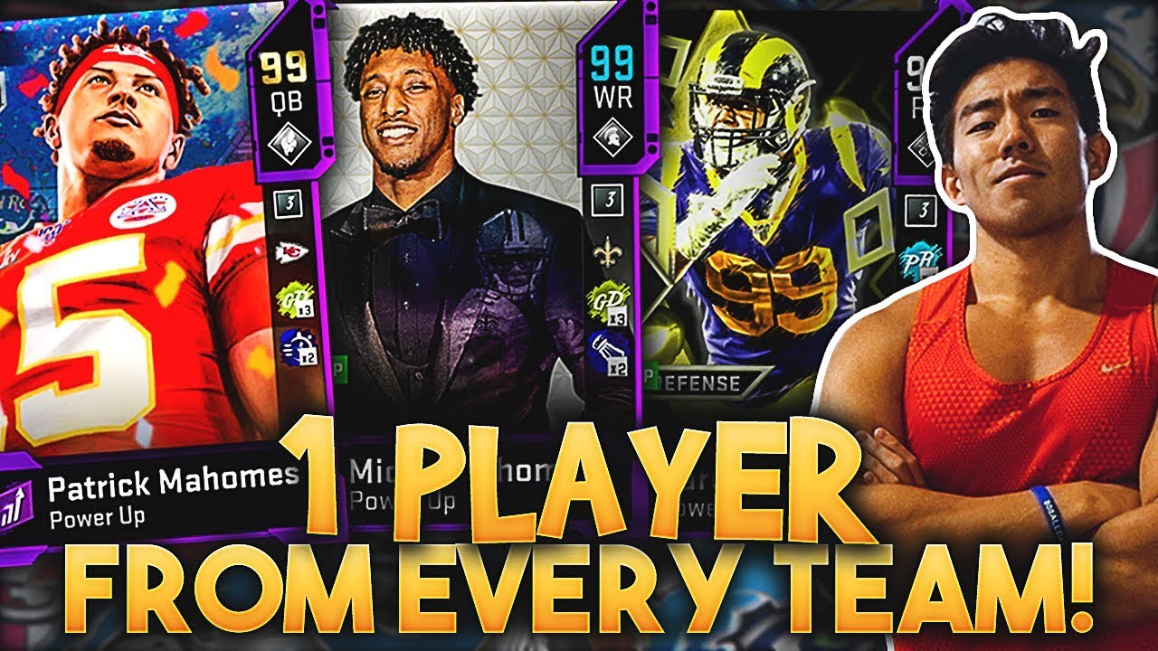 ONE PLAYER FROM EVERY TEAM! PATRICK MAHOMES, DERRICK HENRY! Madden 20 Ultimate Team