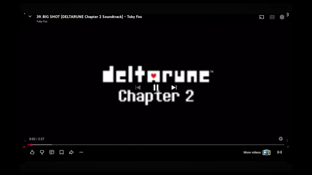 FOR FLATLINE THEME BIG SHOT demonic version extended #deltarune #TobyFox