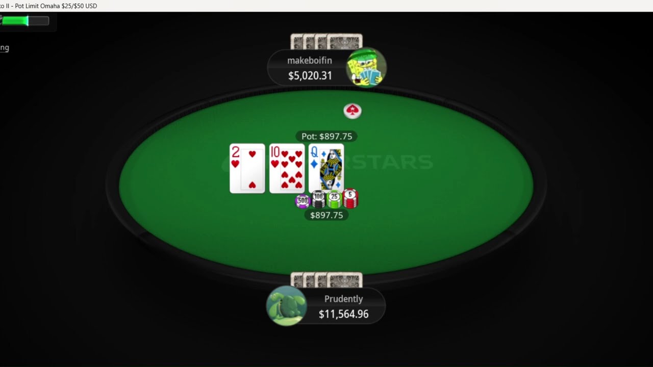 makeboifin vs. Prudently - 5k HU PLO - Poker Hands Compilation #278