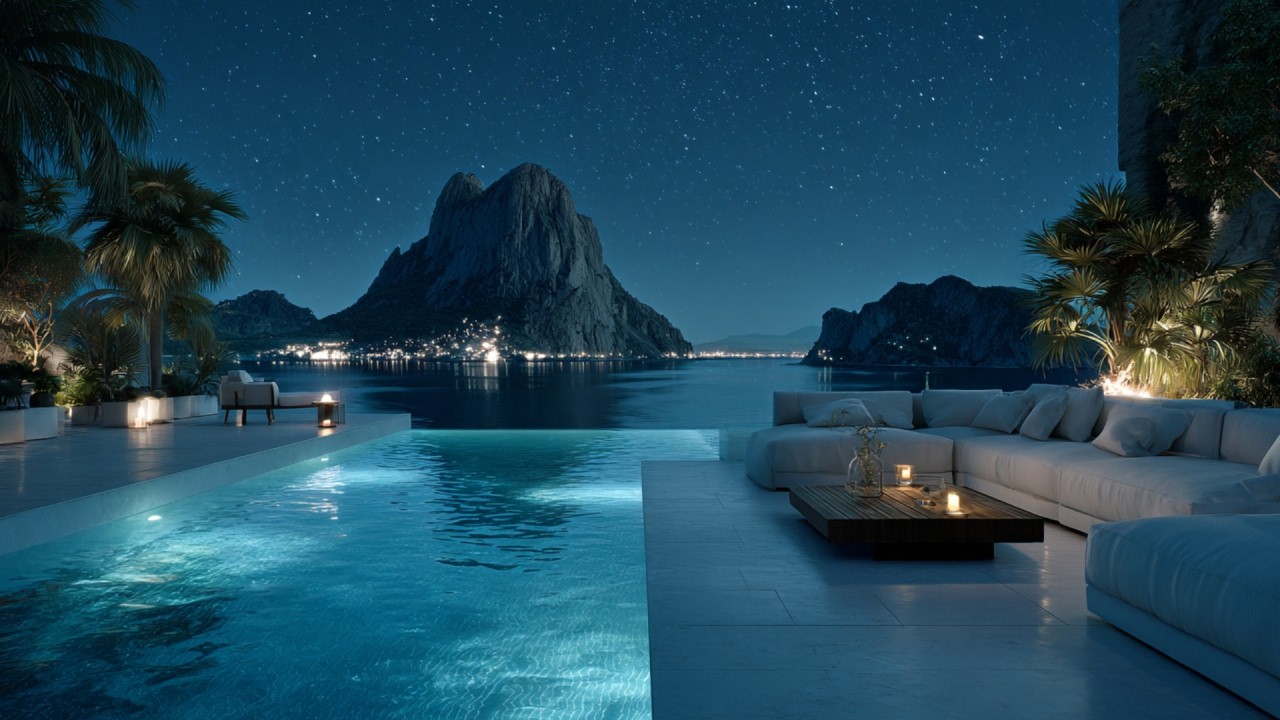 Luxury Chillout Lounge Music ~ Midnight Ocean Calm & Deep Relaxation