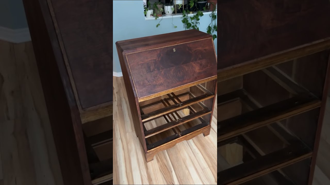 Refinishing An Antique Secretary Desk | Furniture Makeover Tutorial | MelDidItHerself