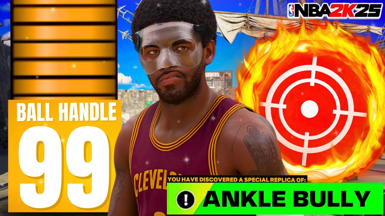 99 3PT + 99 BALL HANDLE + 99 STEAL KYRIE IRVING BUILD CAN DO EVERYTHING!! BEST BUILD IN NBA 2K25!!