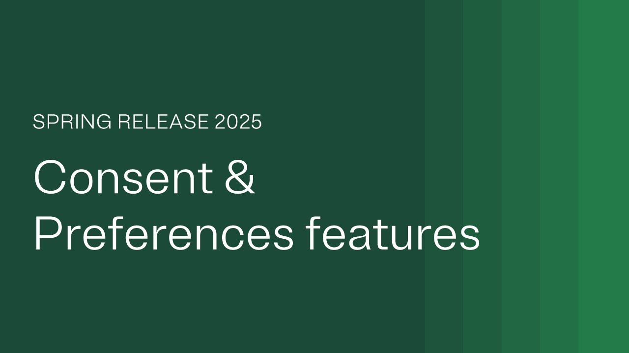 Feature overview for Consent & Preferences features in the OneTrust Spring Release 2025