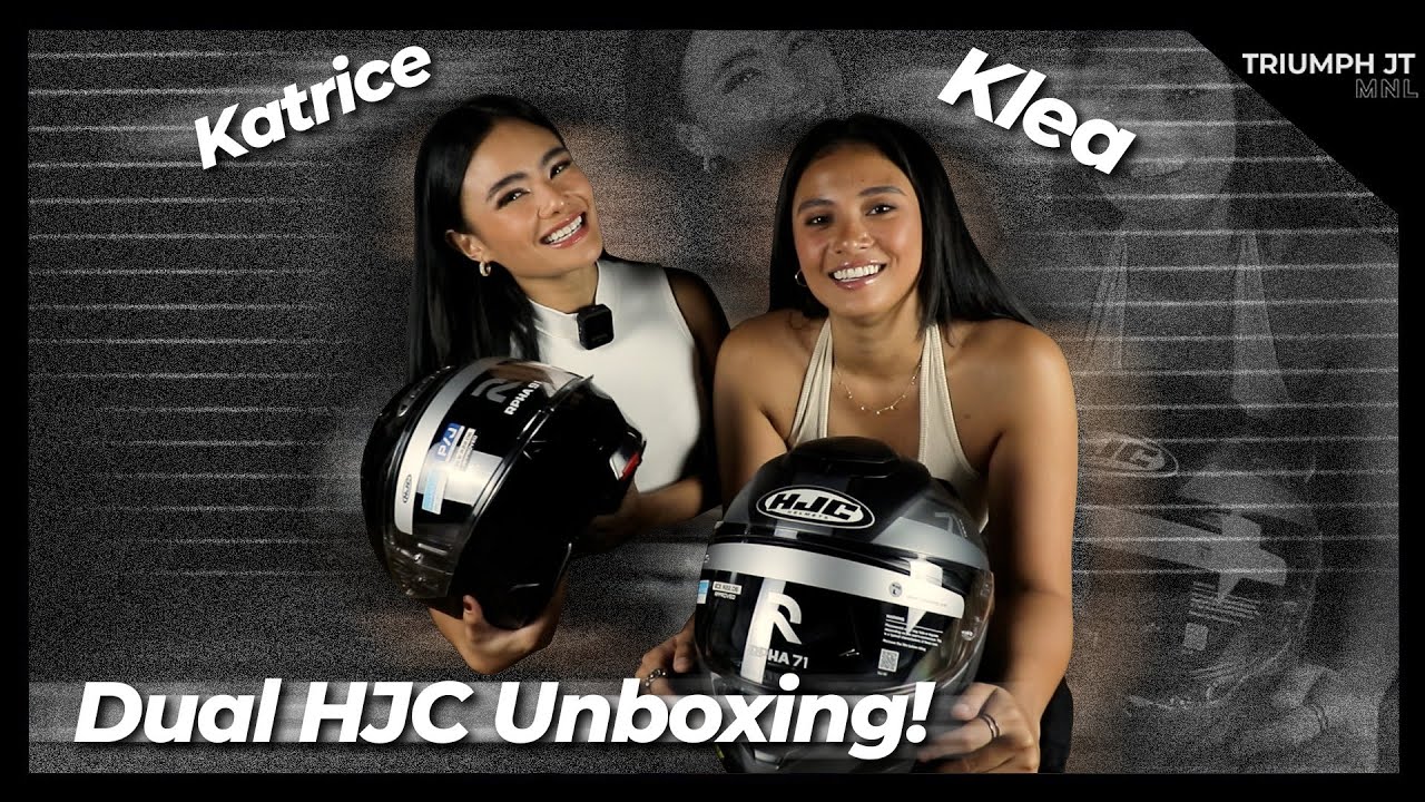 Dual HJC Unboxing with Katrice and Klea! | HJC RPHA 71 & RPHA 91!