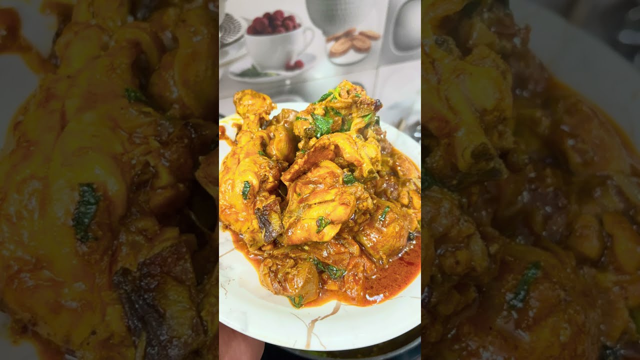 Homemade Desi Style Dry Chicken | Spicy & Flavorful Indian Recipe #viral #cooking #reels #trending 