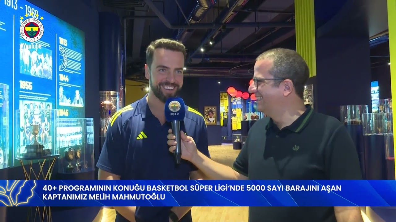 Basketbol Süper Ligi'nde 5.000 Sayı Barajını Aşan Kaptanımız Melih Mahmutoğlu ile 40+